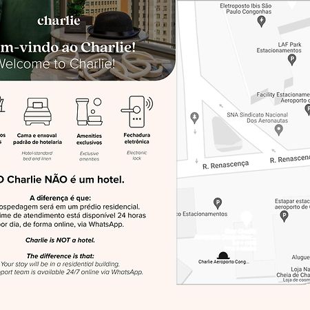 Charlie Aeroporto Congonhas Cgh Apartment เซาเปาโล ภายนอก รูปภาพ