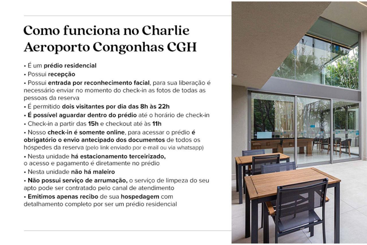 Charlie Aeroporto Congonhas Cgh Apartment เซาเปาโล ภายนอก รูปภาพ